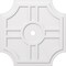 Ekena Millwork Haus Architectural Grade PVC Contemporary Ceiling Medallion, 40"OD x 3"ID x 13 1/4"C x 1"P CMP40HS-03000 - alternate 1